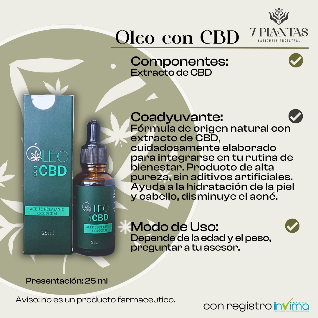Oleo con CBD