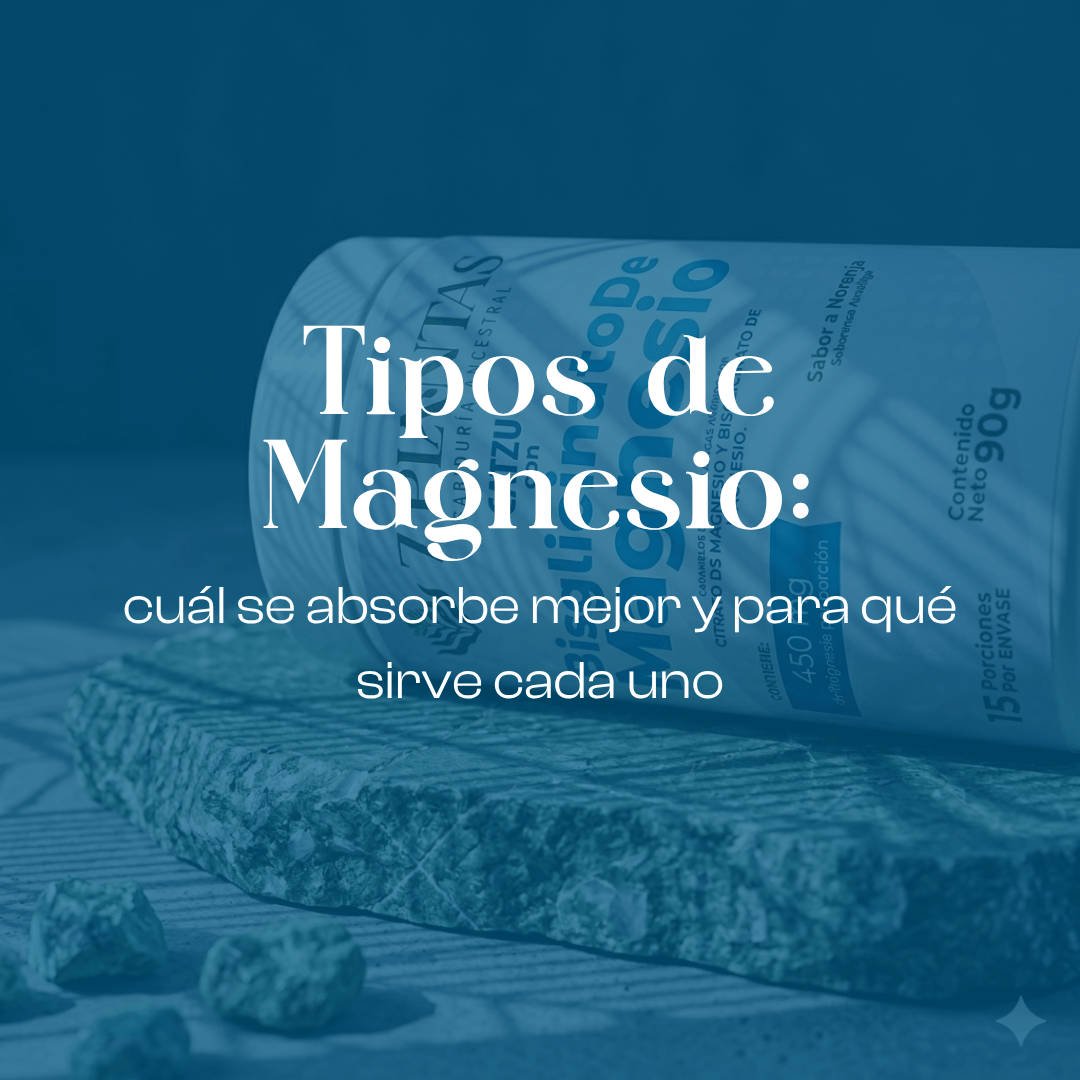 Tipos de magnesio: cuál se absorbe mejor y para qué sirve cada uno
