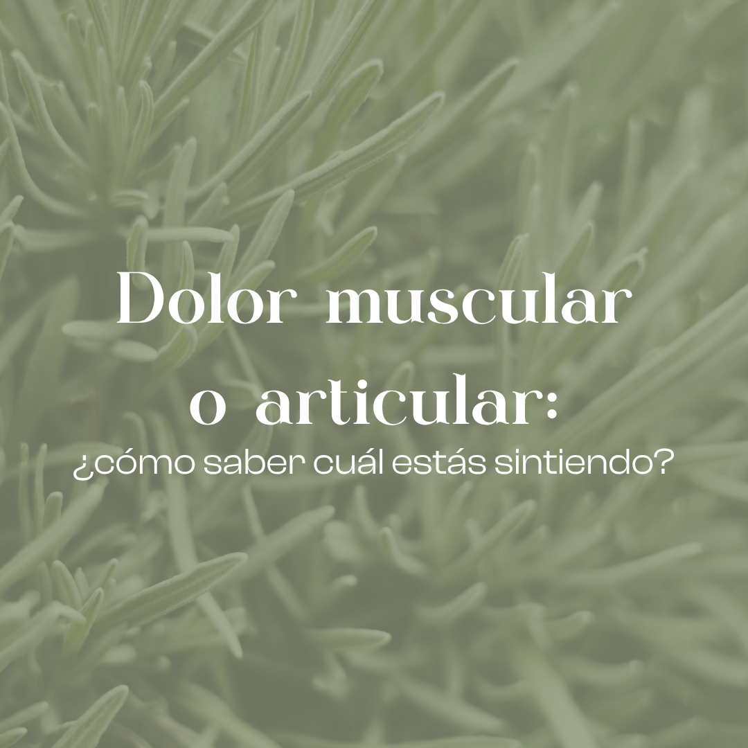 Dolor muscular o articular: ¿cómo saber cuál estás sintiendo?