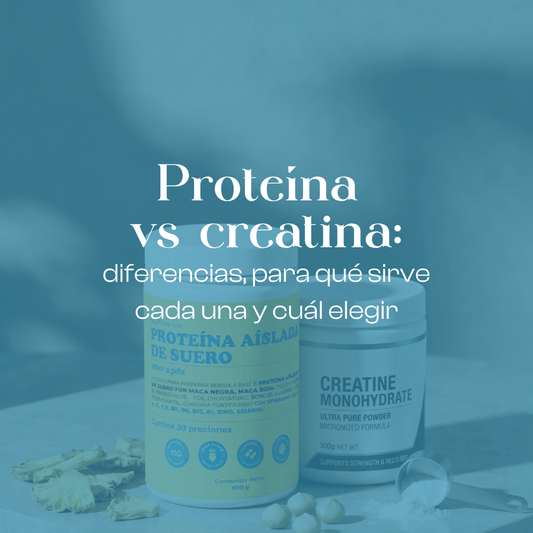 Proteína vs creatina: diferencias, para qué sirve cada una y cuál elegir