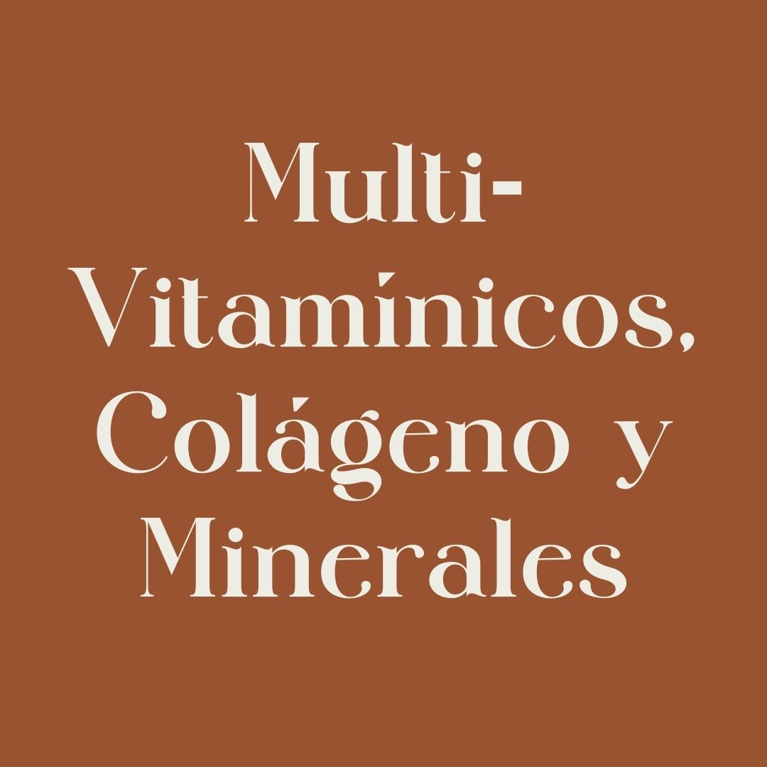 Multivitamínicos, Colágeno y Minerales