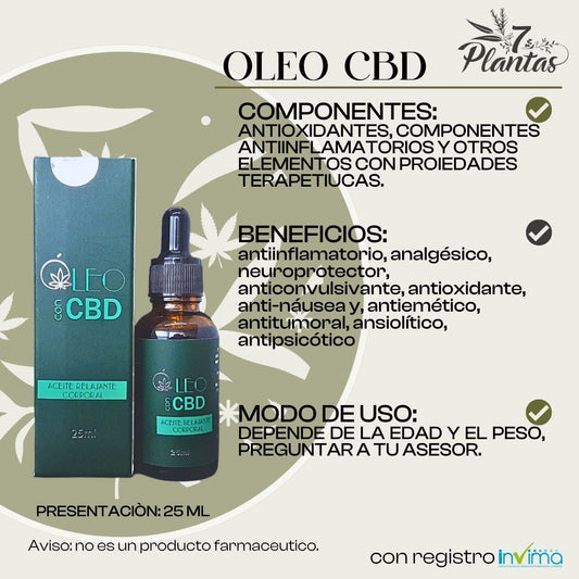 Oleo con CBD