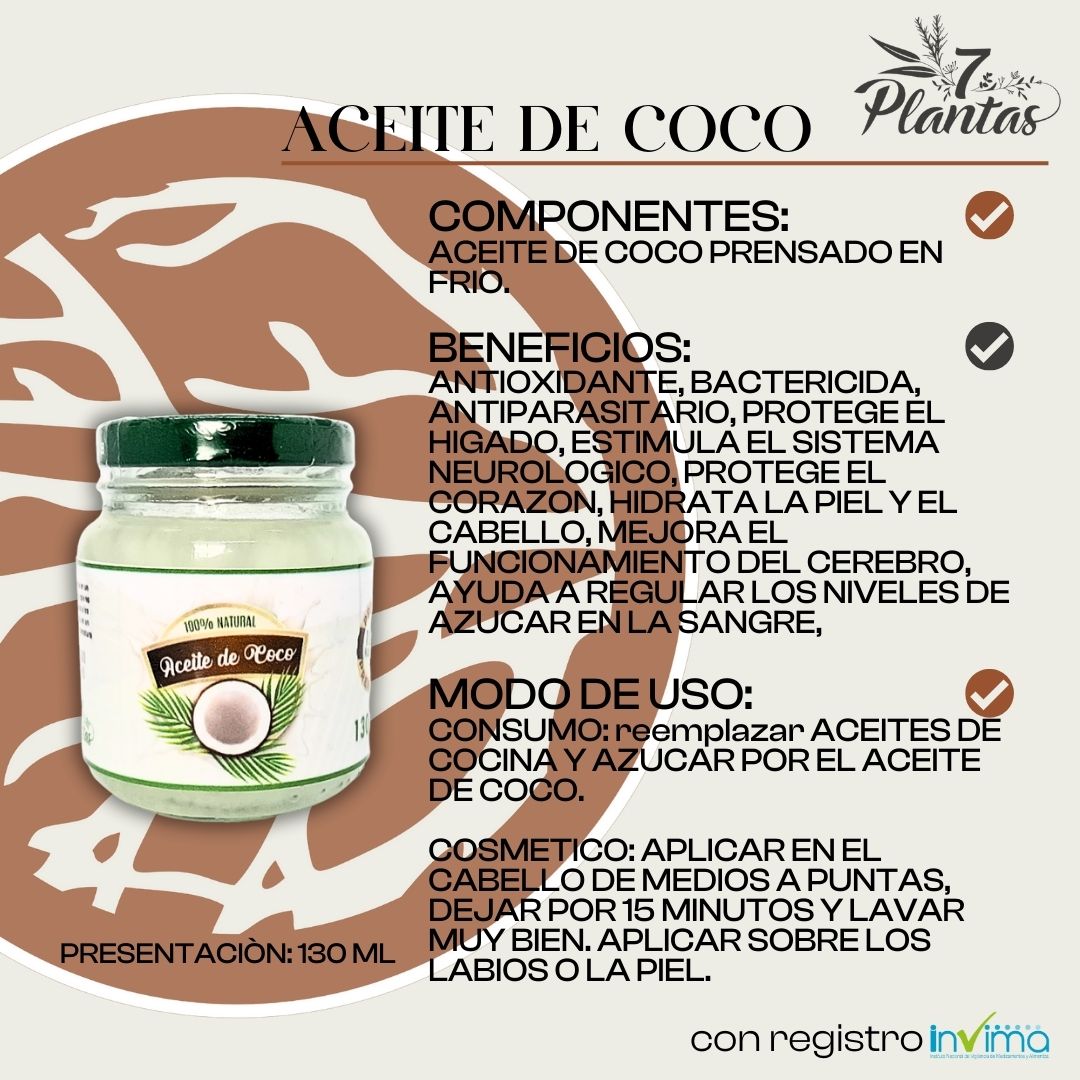 Aceite de Coco 130ml