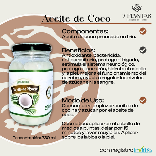 Aceite de Coco 230ml