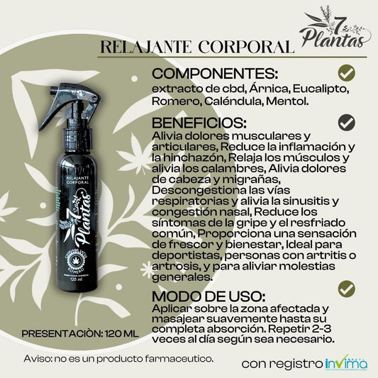 Relajante Corporal 120ml