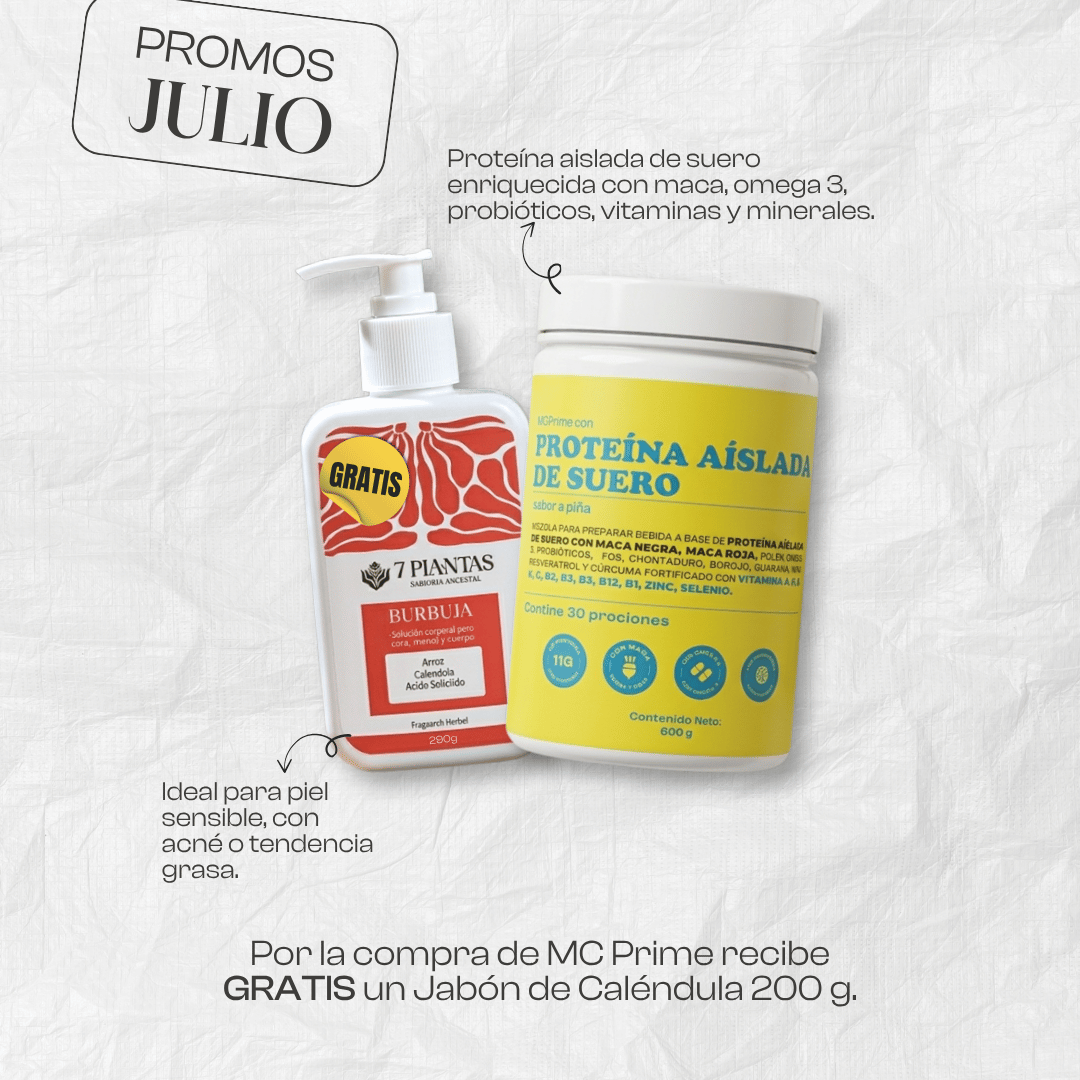 Compra una Proteina y recibe GRATIS un jabon calendula 290g