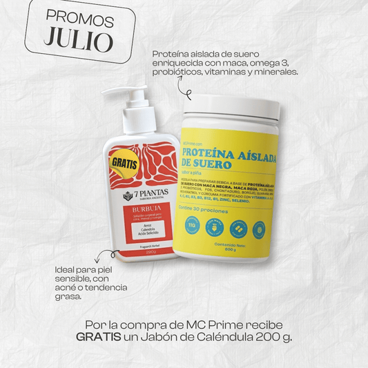 Compra una Proteina y recibe GRATIS un jabon calendula 290g