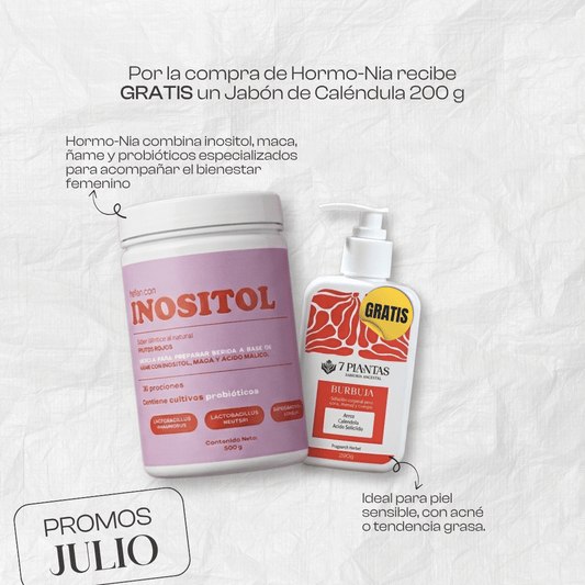 Compra un Inositol y recibe GRATIS un jabon calendula 290g
