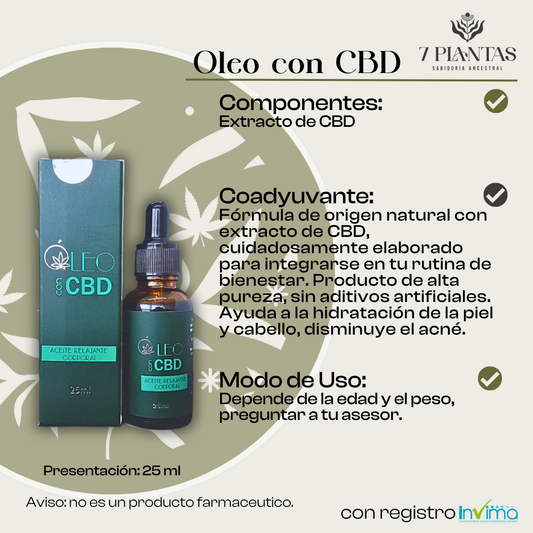 Oleo con CBD