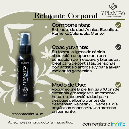Relajante Corporal 60ml